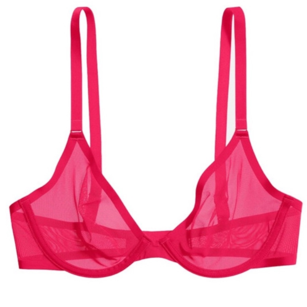 CUUP The Plunge Underwire Mesh Bra